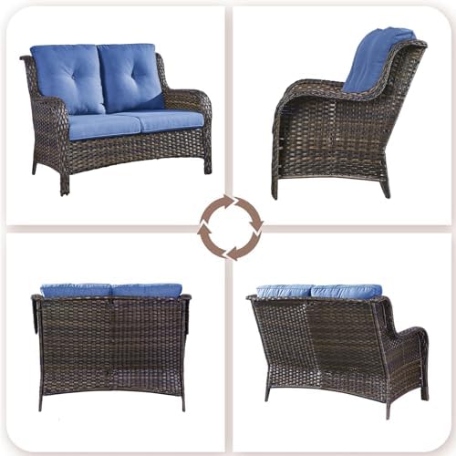 Pop Patio 2-Seater Sofa Outdoor Loveseat - Image 6