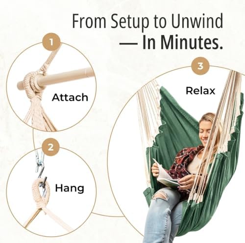 Hanging Hammock Chair Swing - Image 4