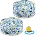 Cinnvoice 2 Pcs Inflatable Indoor Outdoor Ottoman Pouf by QinYee