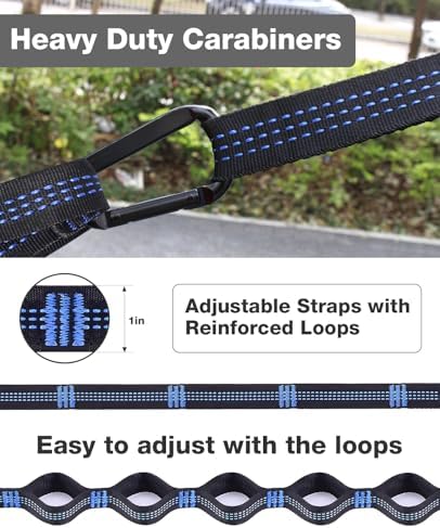 MOSFiATA Camping Hammock, Heavy Duty up to 700lbs - Image 4