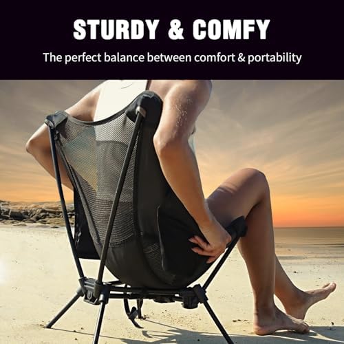 MOON LENCE Portable Camping Chair Backpacking Chair - Image 5