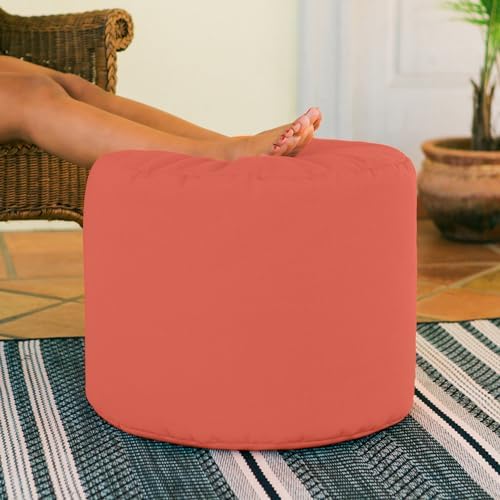 Jaxx Spring Indoor/Outdoor Bean Bag Pouf Ottoman - Image 7