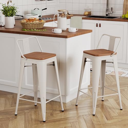 Yongchuang 30 inch Bar Stools Set of 2 Kitchen Bar Height Chairs by YongchuangInternational