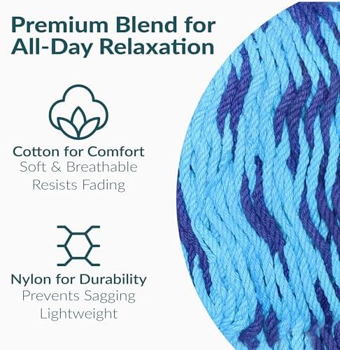 Sunnydaze Mayan XXL Double Heavy-Duty Hammock - Image 3