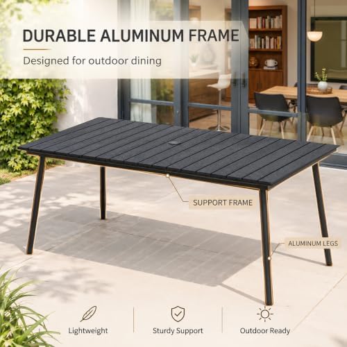 83" Patio Outdoor Dining Table for 8 Person - Image 5
