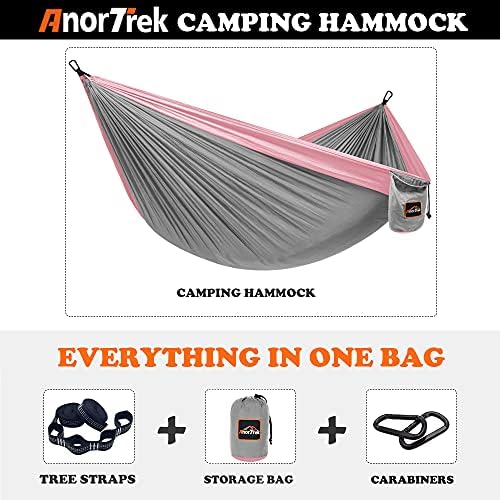 AnorTrek Camping Hammock, Super Lightweight Portable Parachute Hammock - Image 4