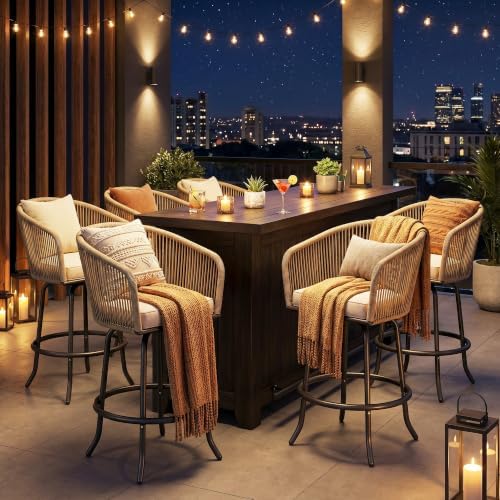 YITAHOME 27" Bar Stools Set of 6 - Image 3