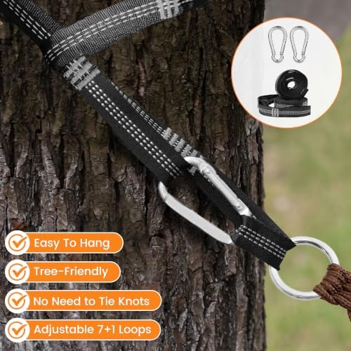 Lazy Daze Camping Hammock, Double Outdoor Hammock - Image 7