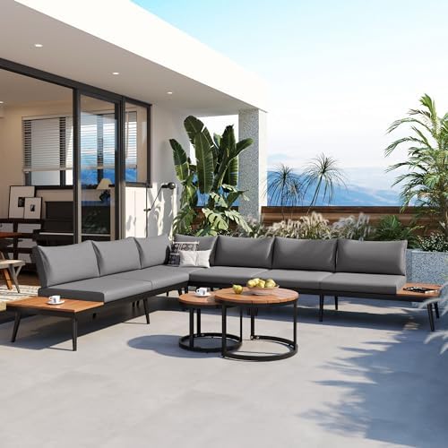 Modern Outdoor Sectional Sofa Set - Image 2