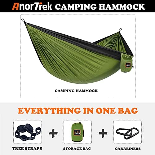 AnorTrek Camping Hammock, Super Lightweight Portable Parachute Hammock - Image 4