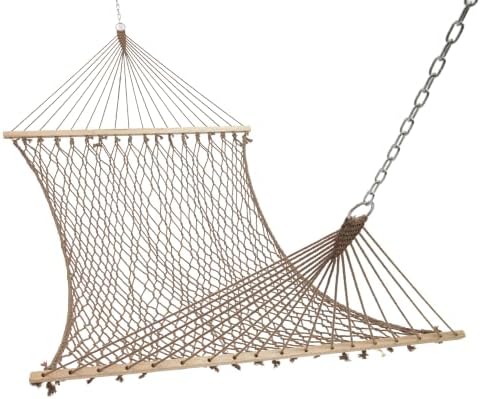 Sunnydaze Double Cotton Rope Hammock by SunnydazeDecor