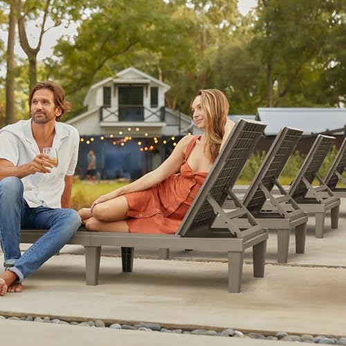Homall Outdoor Lounge Chairs Set of 2, Quick Assembly & Waterproof Patio Chaise - Image 7