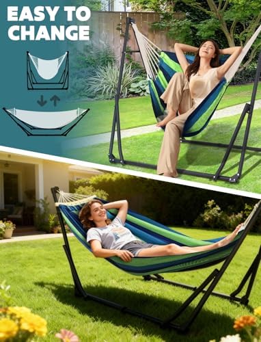 ANYOO 2-in-1 Hammock & Chair Stand - Image 2