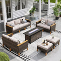 Sophia & William 10-Piece Wicker Patio Furniture Set by SophiaWilliam