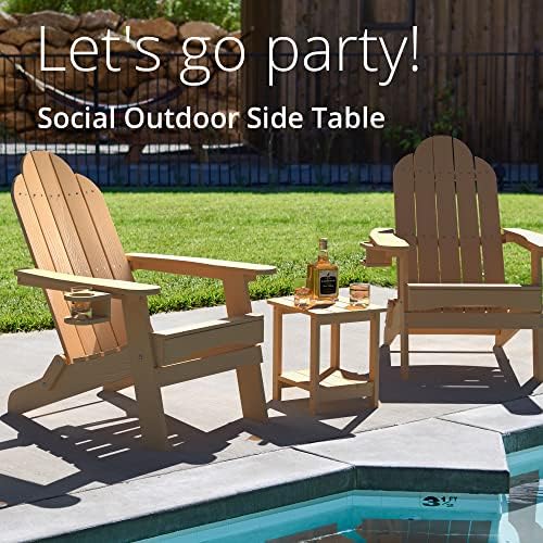 LUE BONA Outdoor Side Table, Small Outdoor Side Table - Image 4