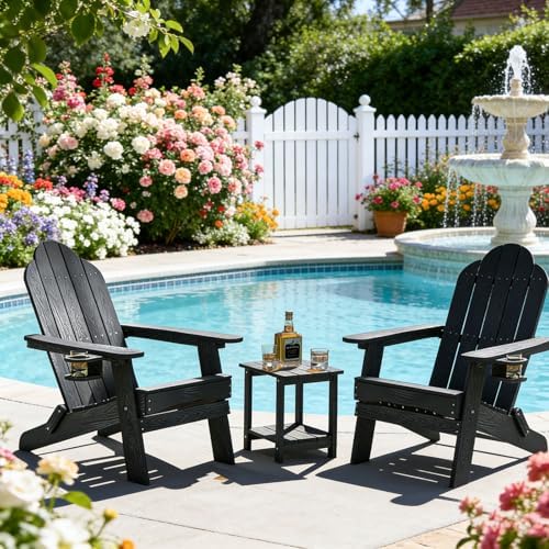 Adirondack Outdoor Side Table, Weather Resistant Easy Maintenance - Image 2