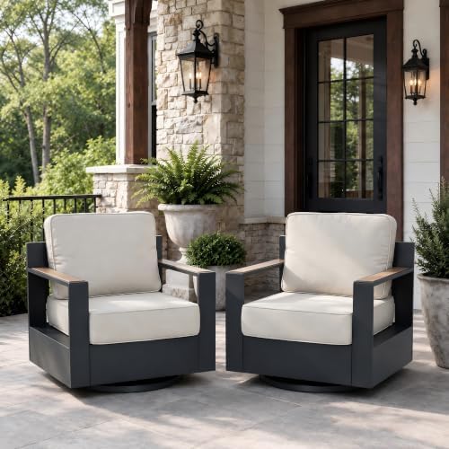 Luxury Outdoor Swivel Chairs by Unknown