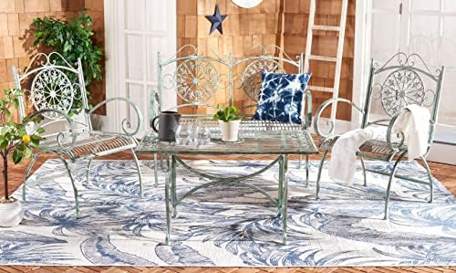 SAFAVIEH Outdoor Sophie 4-Piece Patio Sectional Sofa Set, 39.3" PAT5001D - Image 2