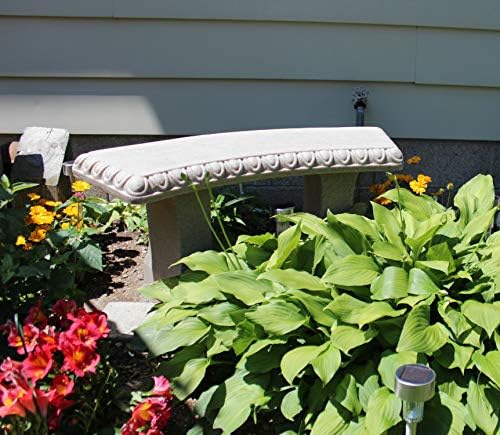 EMSCO Group Garden Bench Statue Resin Construction - Image 5