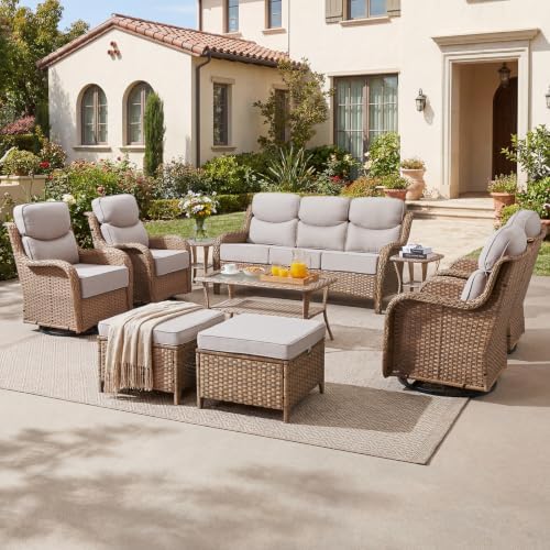 Luxury High Back Patio Furniture Set by Pugire