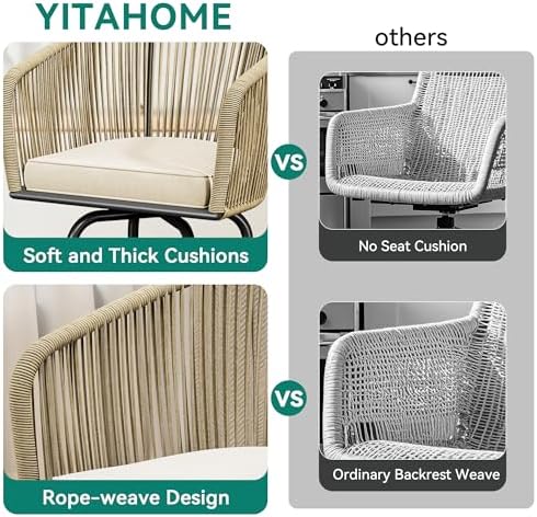 YITAHOME 27" Bar Stools Set of 6 - Image 6