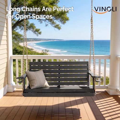 VINGLI 4 FT HDPE Porch Swing Outdoor - Image 5