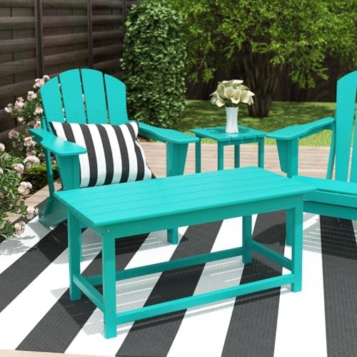 Adirondack Conversation Table, HDPE Outdoor Drink Weather Resistant, Outdoor by Costaelm