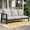 Wisteria Lane Aluminum Outdoor Couch, Patio Sofa by WisteriaLane