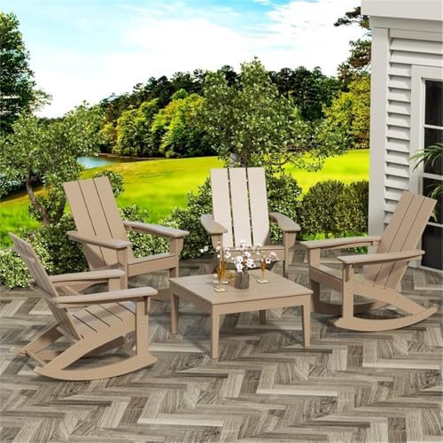 Outdoor Side Tables for Patio, Small Patio Conversation Table Weather Resistant - Image 2