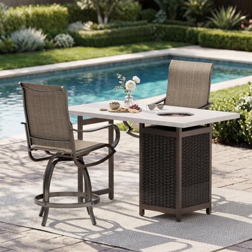 PHI VILLA 3 Piece Patio Furniture Set by PHIVILLA