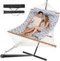 ANAGOO Hammock with Stand, Cotton Rope Hammock with Polyester by ANAGOO