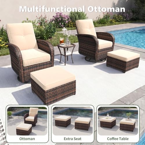 Aoxun 5 Piece Outdoor Patio Furniture Set - Image 5