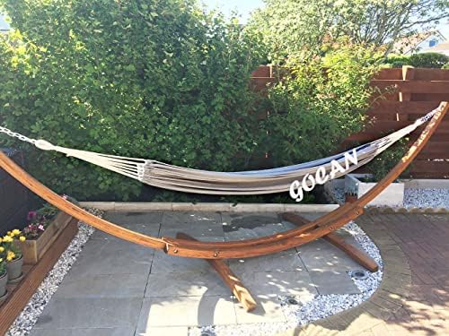 Hammock 2 Person Outdoor bedsize 220 x 150cm（Gray） - Image 2