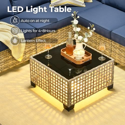 HOOOWOOO Sectional Patio Furniture Set - Image 4