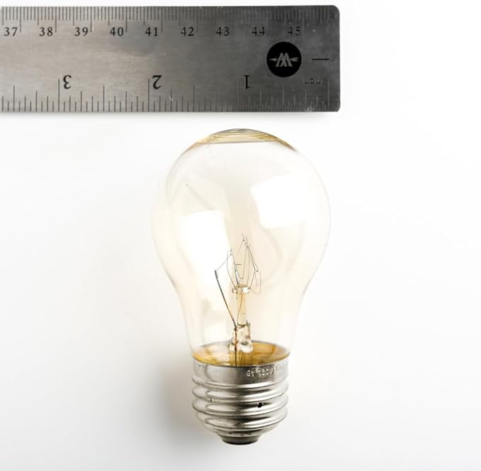 Hometown Evolution, Inc. 50 Foot E26 Outdoor Commercial String Lights with Suspended Socket for Weatherproof Heavy Duty Vintage Outside Lighting - Set of 25 A15 Clear Bulbs