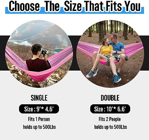Grassman Camping Hammock Double & Single Portable Hammock - Image 2