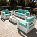 4 Piece Oversized Aluminum Outdoor Furniture Set by LayinSun