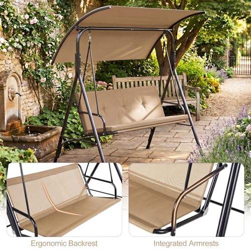 Tangkula 2 Person Porch Swing - Image 5