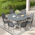 Patio Table and Chairs Set for 8, Outdoor Dining Set by ProvideOutdoorSolutions