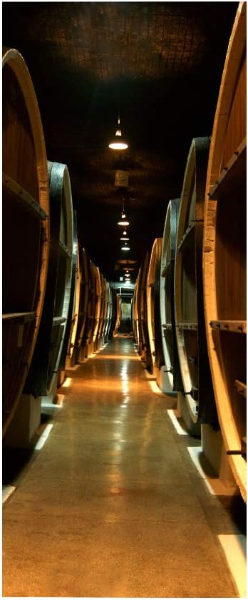 3D Door Stickers Murals - Peel & Stick Wine Cellar Theme - Removable PVC Waterproof Door Poster, 37.4" x 84.6" for Bedroom & Living Room