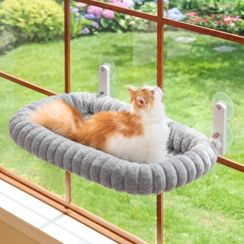 Zakkart SnugCloud Foldable Cat Window Perch by Zakkart