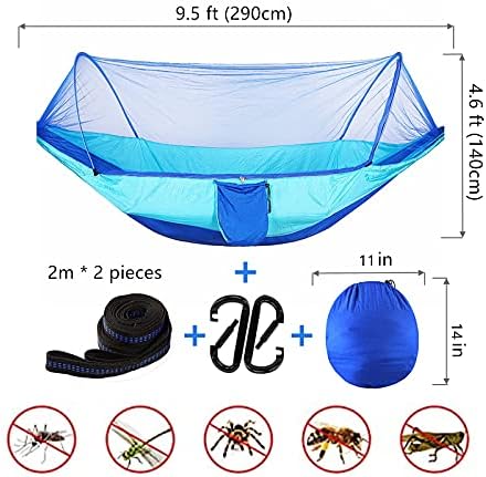 LFL Camping Hammock with Mosquito Net Outside Hammocks with Net - Image 3