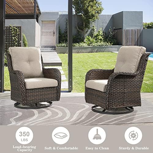 Outdoor Furniture Wicker Conversation Sets - Image 4
