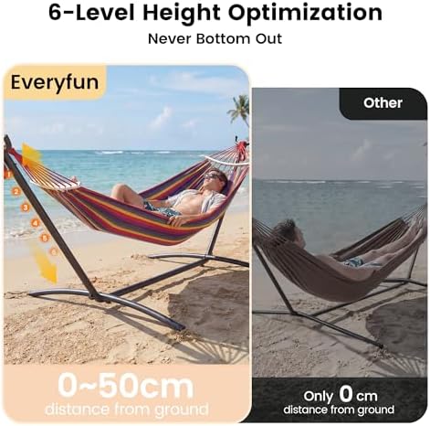 Everyfun Double Hammock with Stand - Image 5
