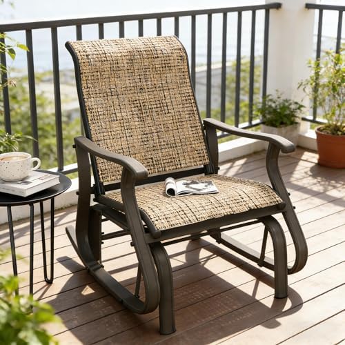 Comfortable Outdoor Glider Chair by Unknown
