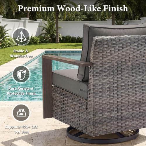 Metal Outdoor Patio Furniture Set of 2 - Image 3