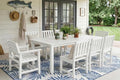 Perli™ 9-Piece Outdoor Dining Set, All-Weather HDPE Patio Furniture by PatioKingdom