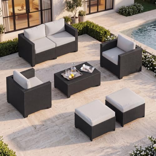 LazySunsets 6-Piece Outdoor Patio Furniture Set - Image 2