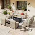 HOOOWOOO Outdoor Sectional Patio Furniture Set by DesignforBetterLife