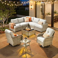 ovios 9 Piece Patio Sectional Furniture by OVIOS